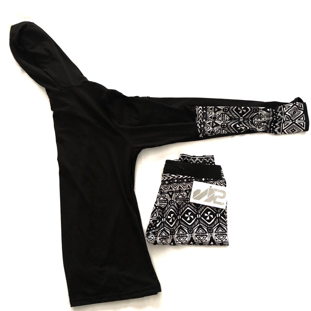 S2SPORTSWEAR active legging & pullover set size M